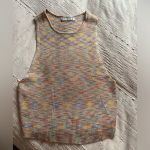 Rainbow Knit Tank Top